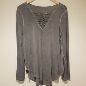 American Eagle long, super soft shirt